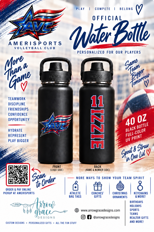 Official AVC 40oz Water Bottle