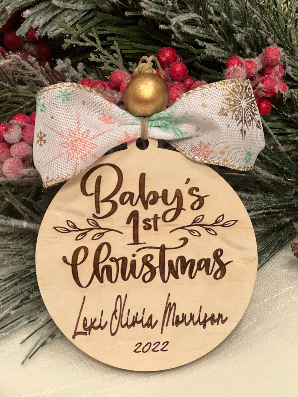Baby’s First Christmas Ornament