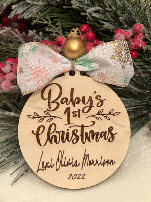 Baby’s First Christmas Ornament