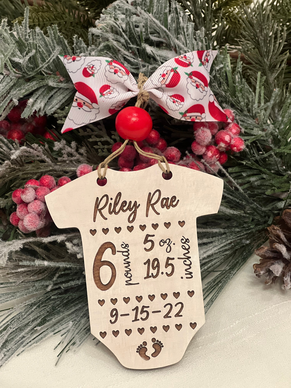 Baby’s First Christmas - Onesie Ornament