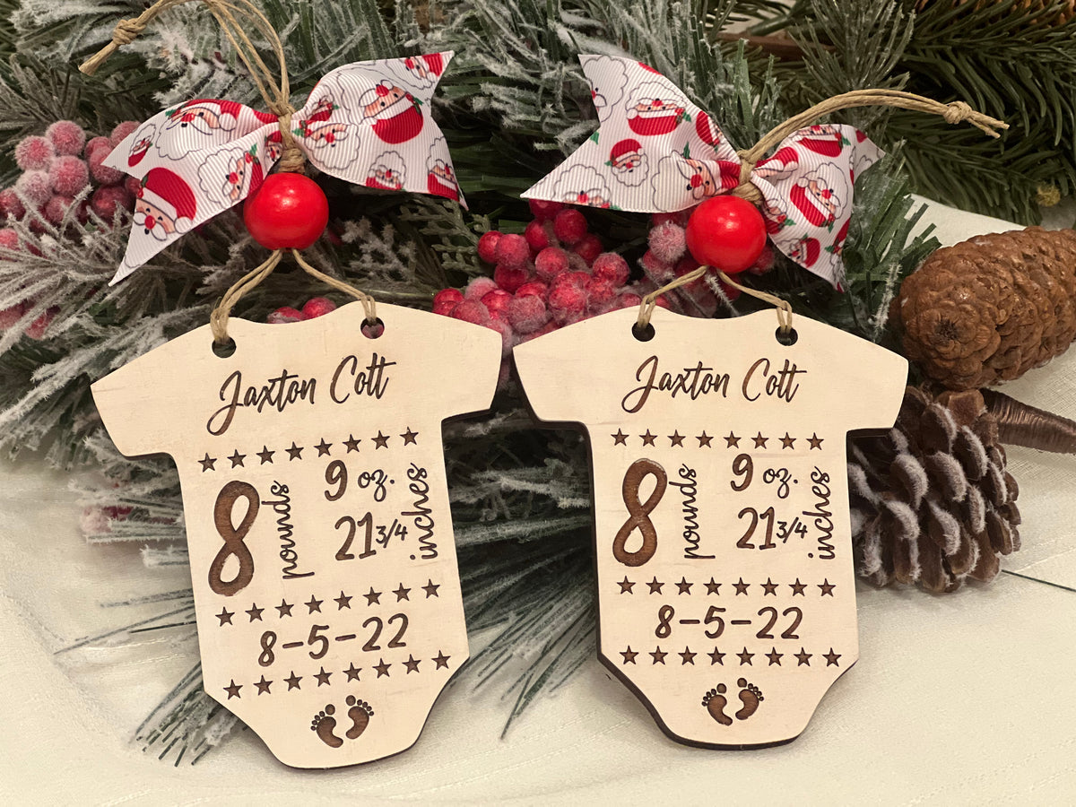 Baby’s First Christmas - Onesie Ornament