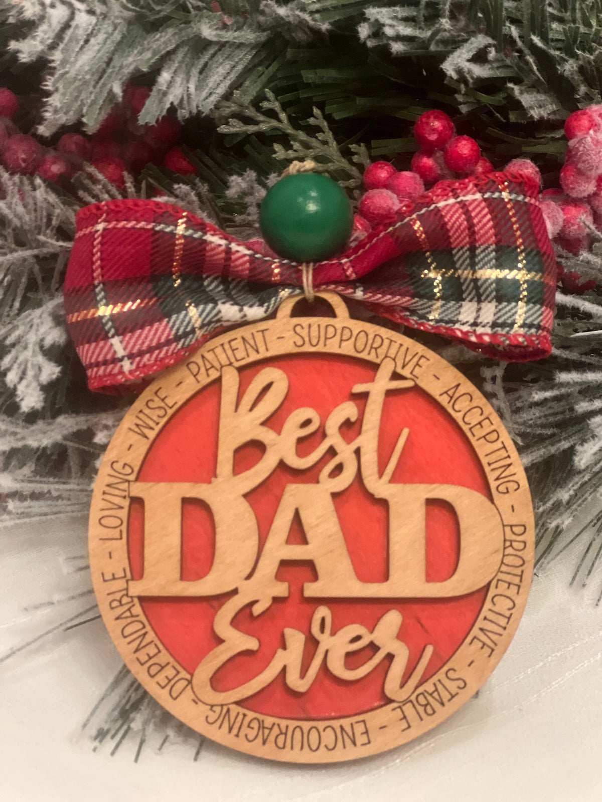 Best Dad Ever ornament