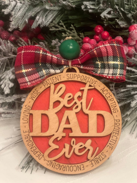 Best Dad Ever ornament
