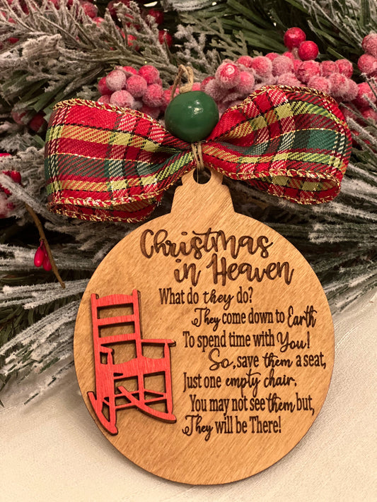 Heaven Rocking Chair ornament